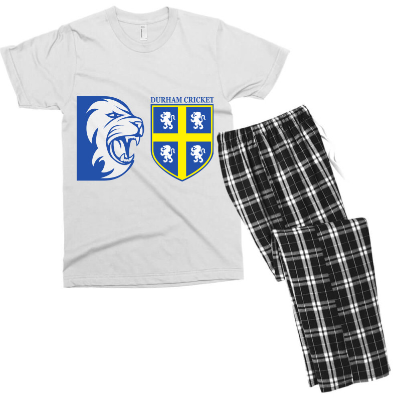 Durham County Cricket Club Men's T-shirt Pajama Set | Artistshot