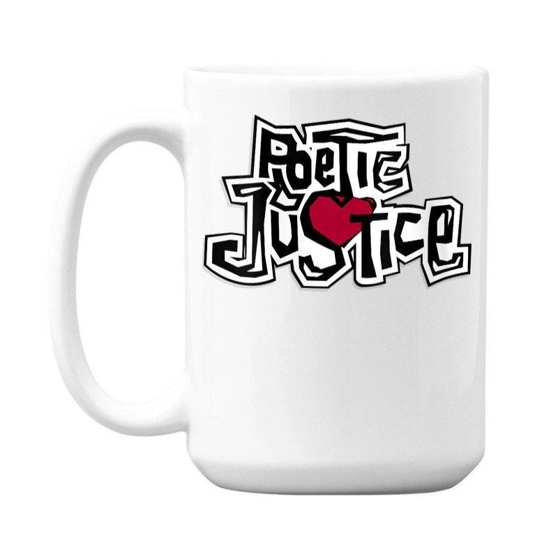 Womens Poetic Justice From Old School Hiphop V Neck T Shirt 15 Oz Coffee Mug | Artistshot