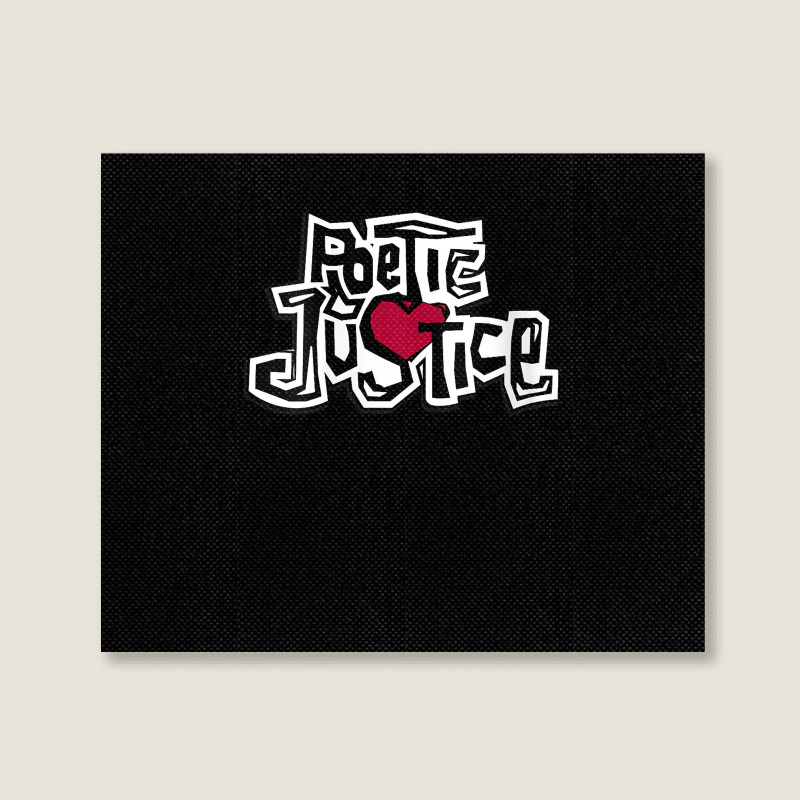 Womens Poetic Justice From Old School Hiphop V Neck T Shirt Landscape Canvas Print | Artistshot