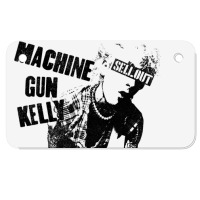 Machine Gun Kel.ly   Tv Warp Motorcycle License Plate | Artistshot