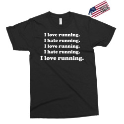 I Love Running I Hate Running Exclusive T-shirt | Artistshot