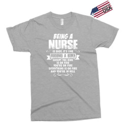 being a nurse Exclusive T-shirt | Artistshot