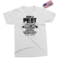 Being A Pilot Copy Exclusive T-shirt | Artistshot
