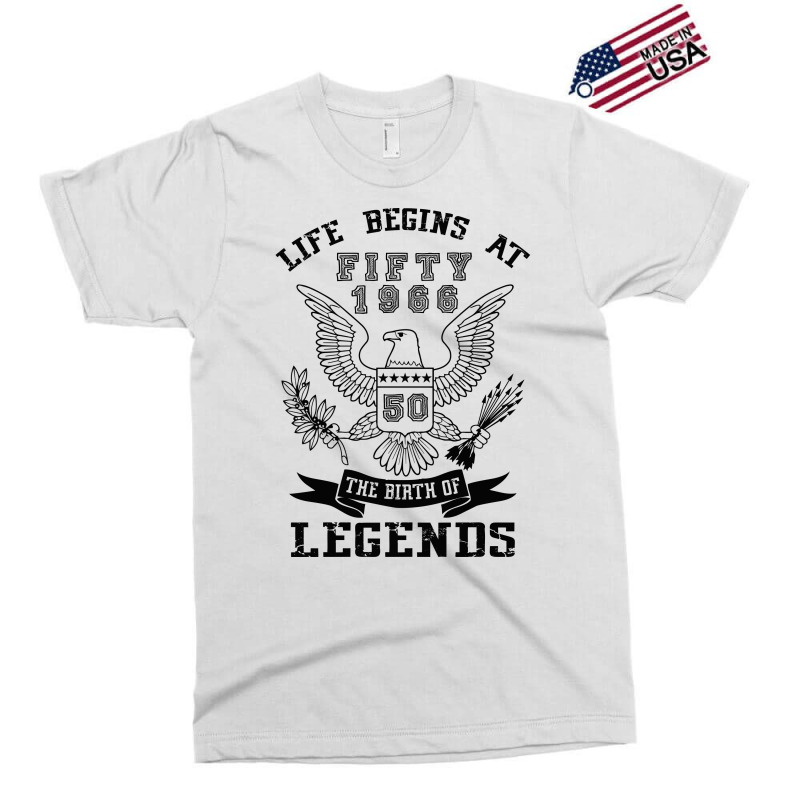 Life Begins At Fifty 1966 The Birth Of Legends Exclusive T-shirt | Artistshot
