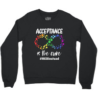 Autism Awareness Wear Red Instead In April 2021 Redinstead T Shirt Crewneck Sweatshirt | Artistshot