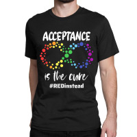 Autism Awareness Wear Red Instead In April 2021 Redinstead T Shirt Classic T-shirt | Artistshot