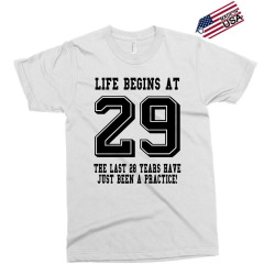 29th birthday life begins at 29 Exclusive T-shirt | Artistshot