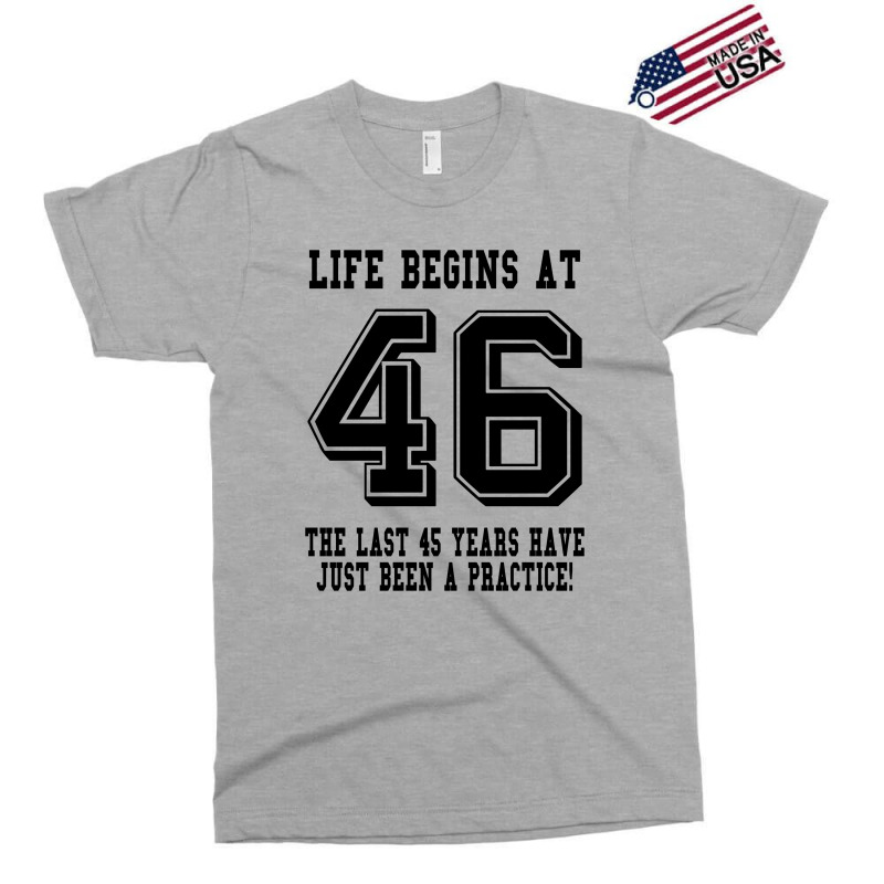 46th Birthday Life Begins At 46 Exclusive T-shirt | Artistshot