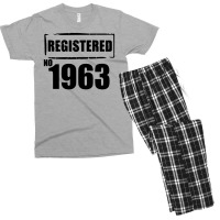 Registered No 1963 Men's T-shirt Pajama Set | Artistshot