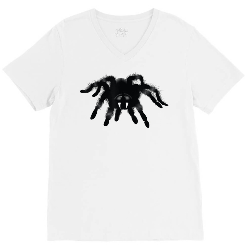 Scary Spider T Shirt Halloween Tarantula Fangs Arachnophobia T Shirt V-neck Tee | Artistshot