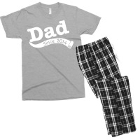 Dad Since 2014 Men's T-shirt Pajama Set | Artistshot
