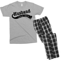 Husband Since 2015 Men's T-shirt Pajama Set | Artistshot