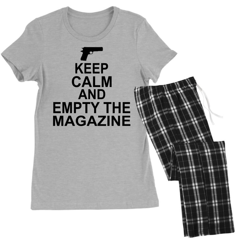 Keep Calm And Empty The Magazine Women's Pajamas Set | Artistshot