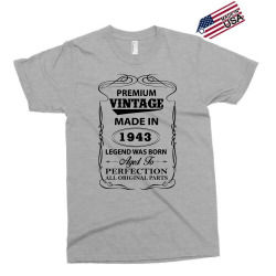 vintage legend was born 1943 Exclusive T-shirt | Artistshot