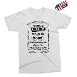 vintage legend was born 2002 Exclusive T-shirt | Artistshot