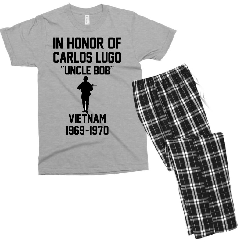 In Honor Of Carlos Lugo Vietnam Men's T-shirt Pajama Set | Artistshot