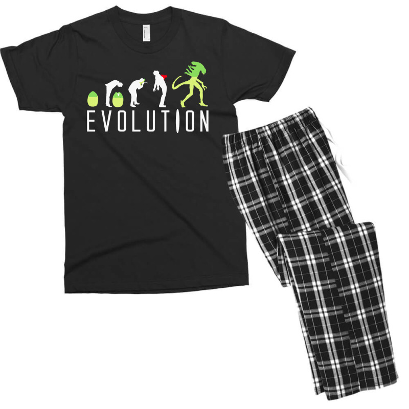 Evolution Of An Alien Men's T-shirt Pajama Set | Artistshot