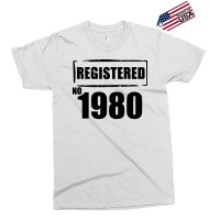 Registered No 1980 Exclusive T-shirt | Artistshot