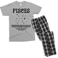 Pisces Zodiac Sign Men's T-shirt Pajama Set | Artistshot