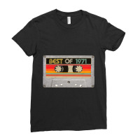 Best Of 1971 51st Birthday Cassette Tape T Shirt Ladies Fitted T-shirt | Artistshot