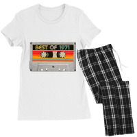 Best Of 1971 51st Birthday Cassette Tape T Shirt Women's Pajamas Set | Artistshot