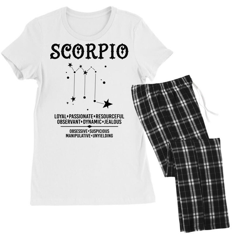 Scorpio Zodiac Sign Women's Pajamas Set By Tshiart - Artistshot