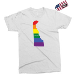delaware rainbow flag Exclusive T-shirt | Artistshot