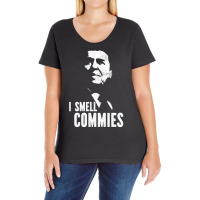 I Smell Commies Ladies Curvy T-shirt | Artistshot