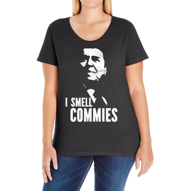 I Smell Commies Ladies Curvy T-Shirt by Grafixbychawki | Artistshot