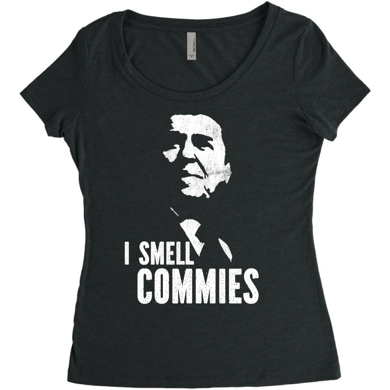 I Smell Commies Women's Triblend Scoop T-shirt by Grafixbychawki | Artistshot