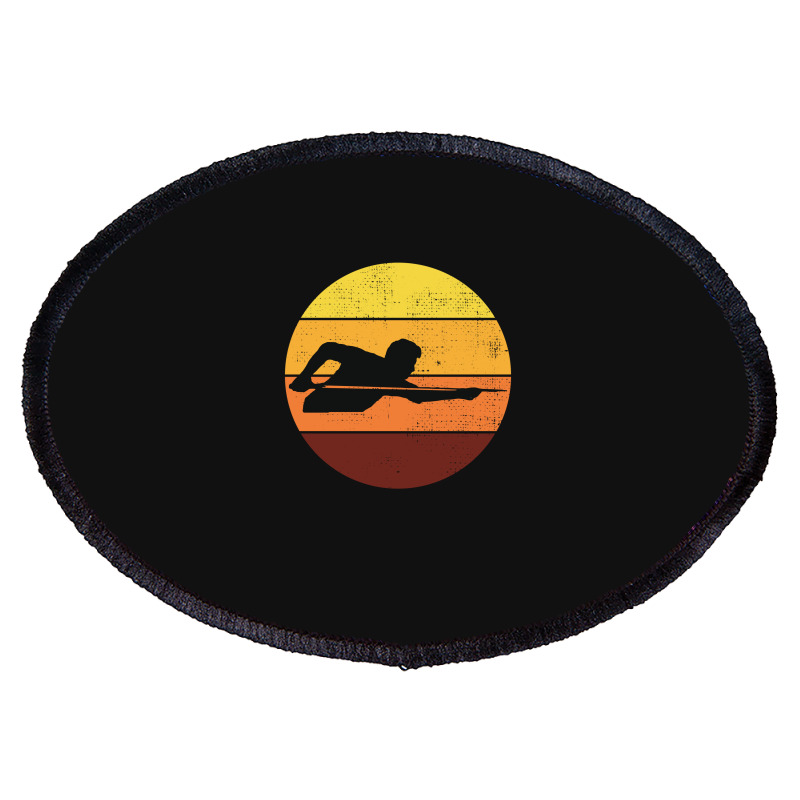 Billiards Snooker Pool Player Cue Sports Vintage Retro Oval Patch | Artistshot