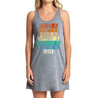 Foster Adopt Serve Support Advocate Mentor Love Adoption T Shirt Tank Dress | Artistshot