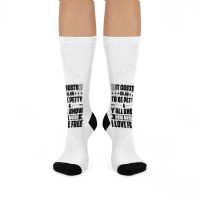 Funny Quotes Crew Socks | Artistshot