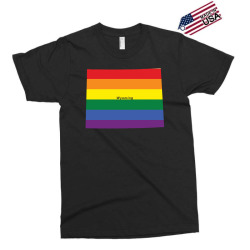 wyoming rainbow flag Exclusive T-shirt | Artistshot