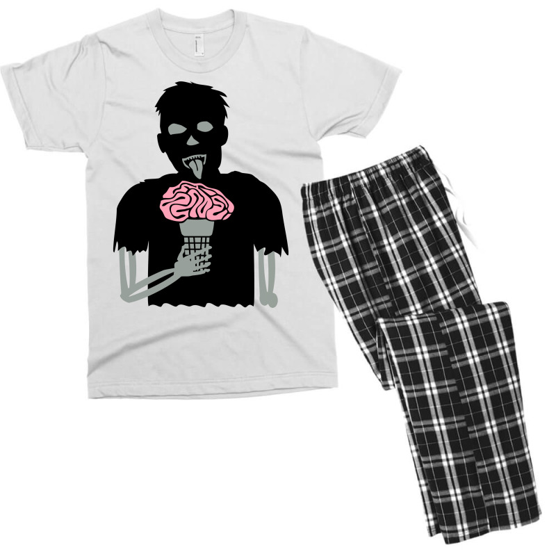Zombie Treat Ice Cream Men's T-shirt Pajama Set | Artistshot
