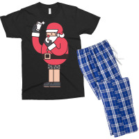 Santa Take A Selfie Before Xmas Men's T-shirt Pajama Set | Artistshot