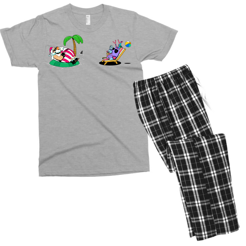 Santa Non Job Men's T-shirt Pajama Set | Artistshot