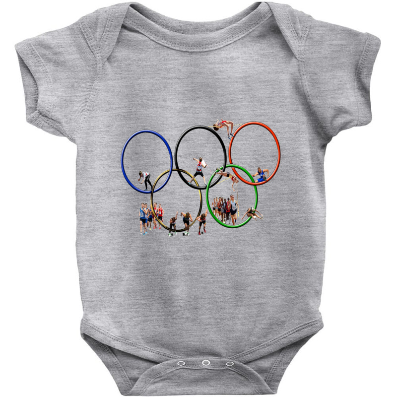 Olympic Games Ring Olympic Symbols Baby Bodysuit | Artistshot