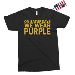 On Saturdays We Wear Purple Exclusive T-shirt | Artistshot