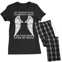 My Stepdad Is My Guardian Angel Women's Pajamas Set | Artistshot