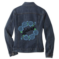 Latina Blue Rose For Light Ladies Denim Jacket | Artistshot