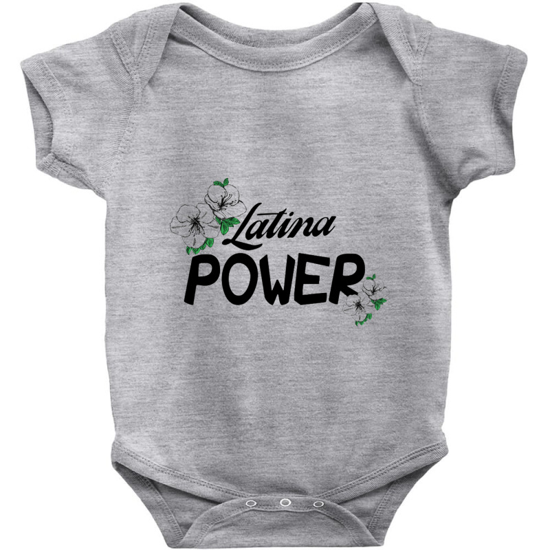 Latina Power For Light Baby Bodysuit by saterseim | Artistshot