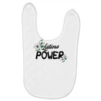 Latina Power For Light Baby Bibs | Artistshot