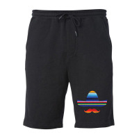 Cinco De Mayo Serape Blanket Inspired Sombrero Mustache T Shirt Fleece Short | Artistshot