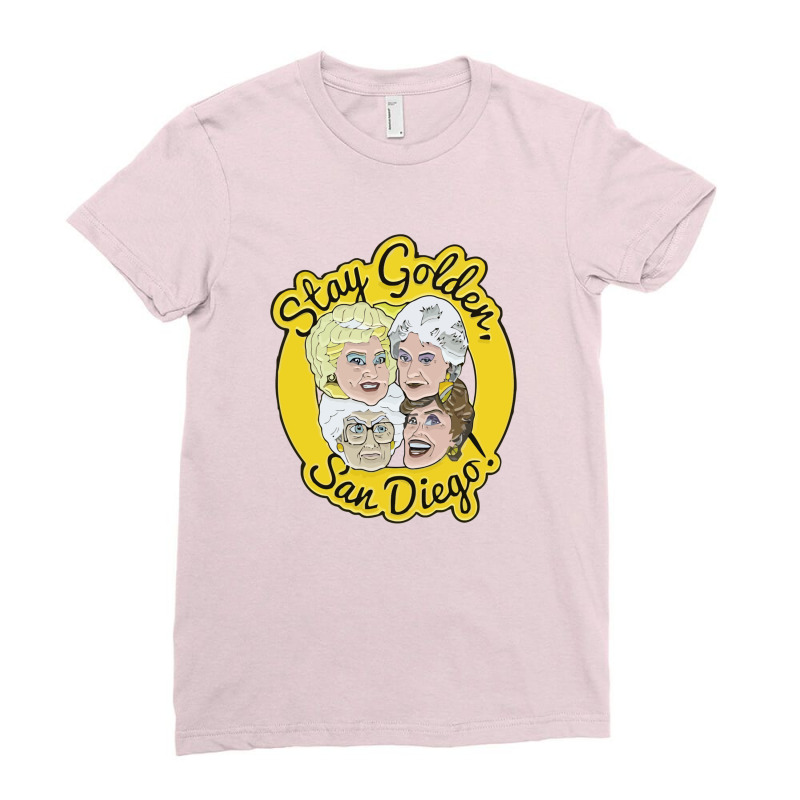 Stay Golden Ladies Fitted T-Shirt by rizkybungsu | Artistshot