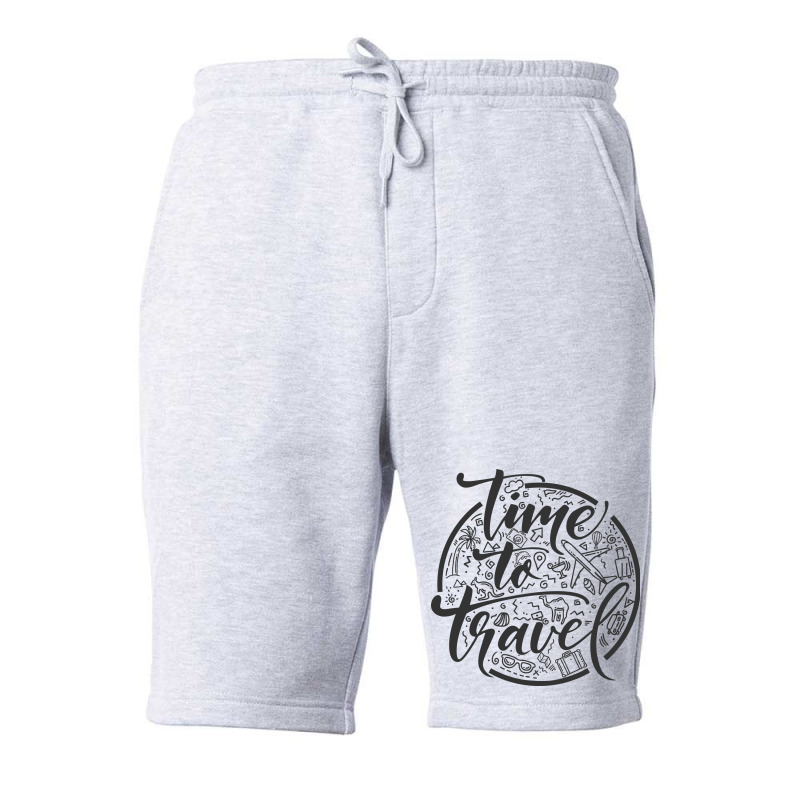 Time To Travel Fleece Short by Nitastudioz | Artistshot