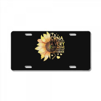 Nurse Nursery Crna Certified Registered Nurse Anesthetists Sunflower M License Plate | Artistshot