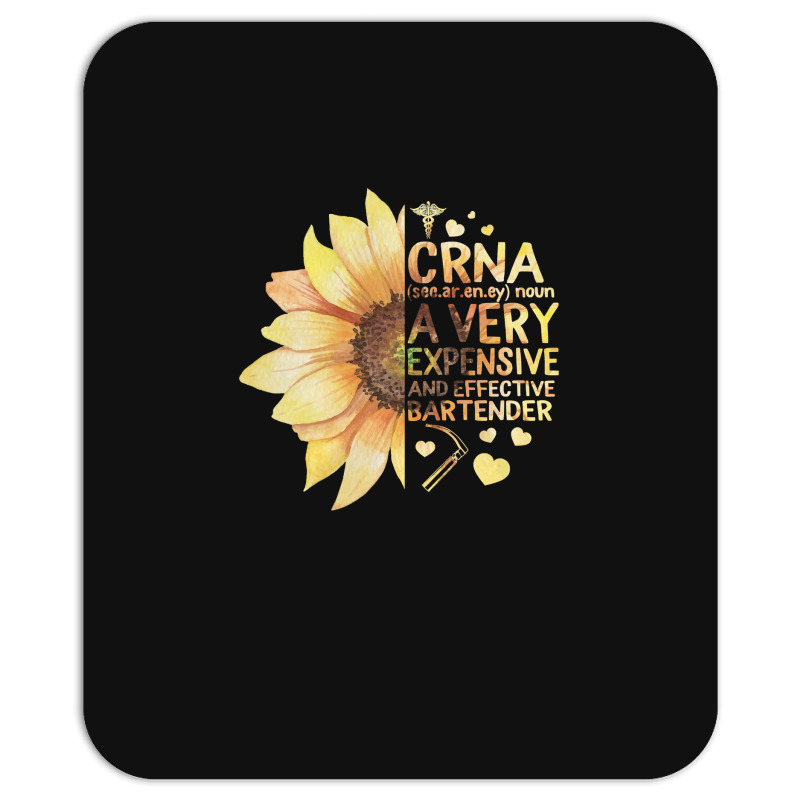 Nurse Nursery Crna Certified Registered Nurse Anesthetists Sunflower M Mousepad | Artistshot