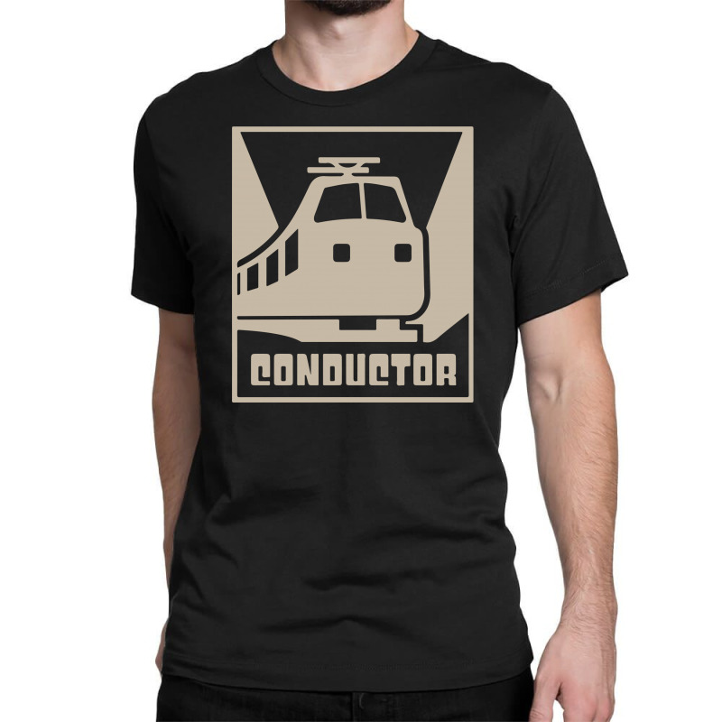 Rail Crew Railroad Train Conductor Classic T-shirt | Artistshot