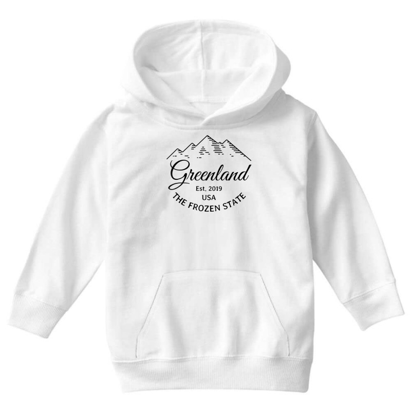 Greenland The Frozen State T Shirt Youth Hoodie | Artistshot